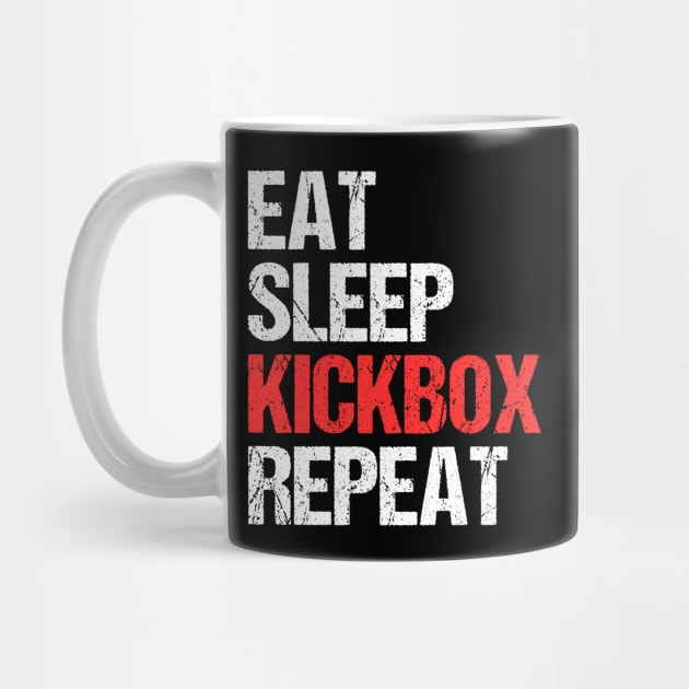 Eat, sleep, kickbox, repeat - kickboxing by fighterswin